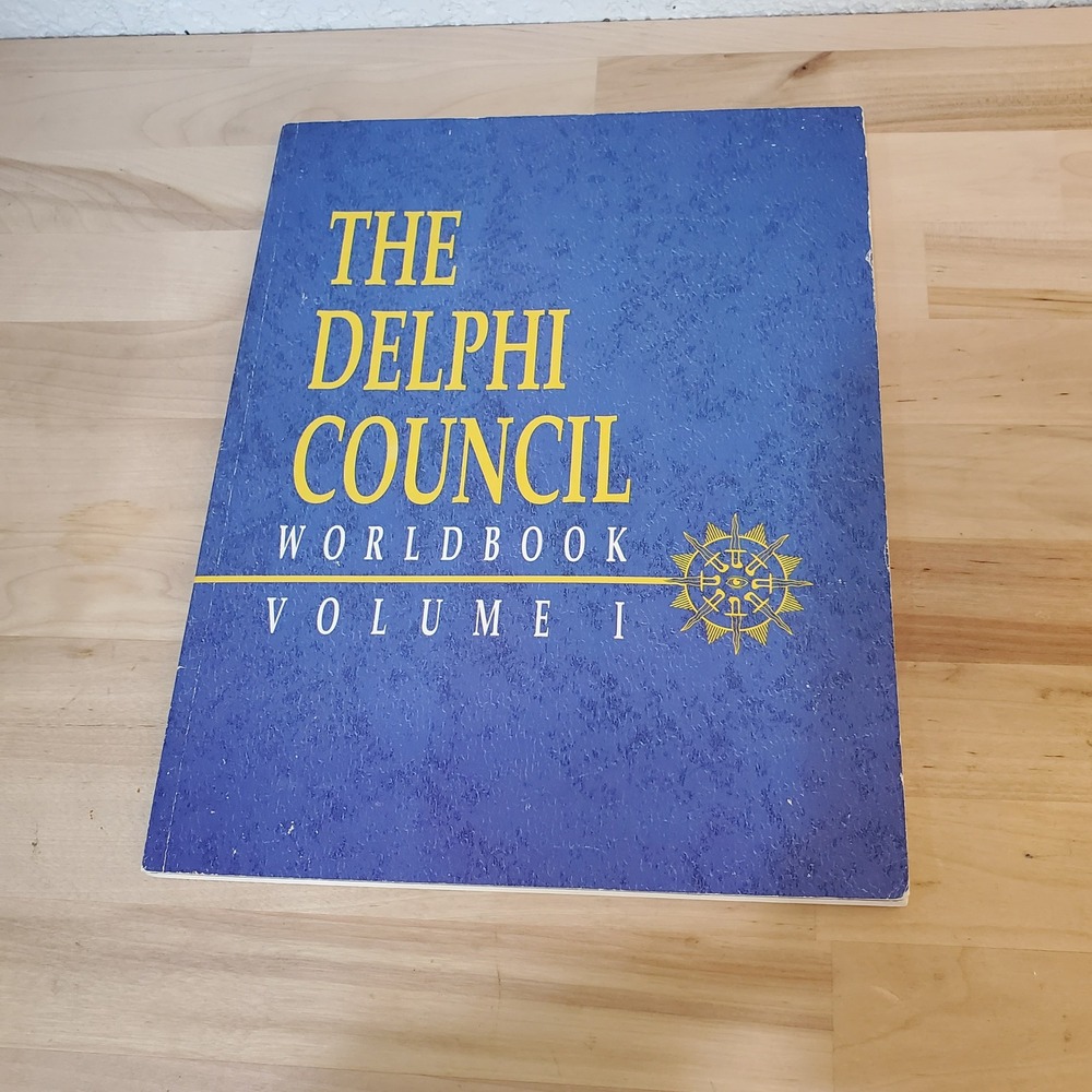 Torg‎ The Delphi Council Worldbook Volume I West End Games 1992 RPG Supplement